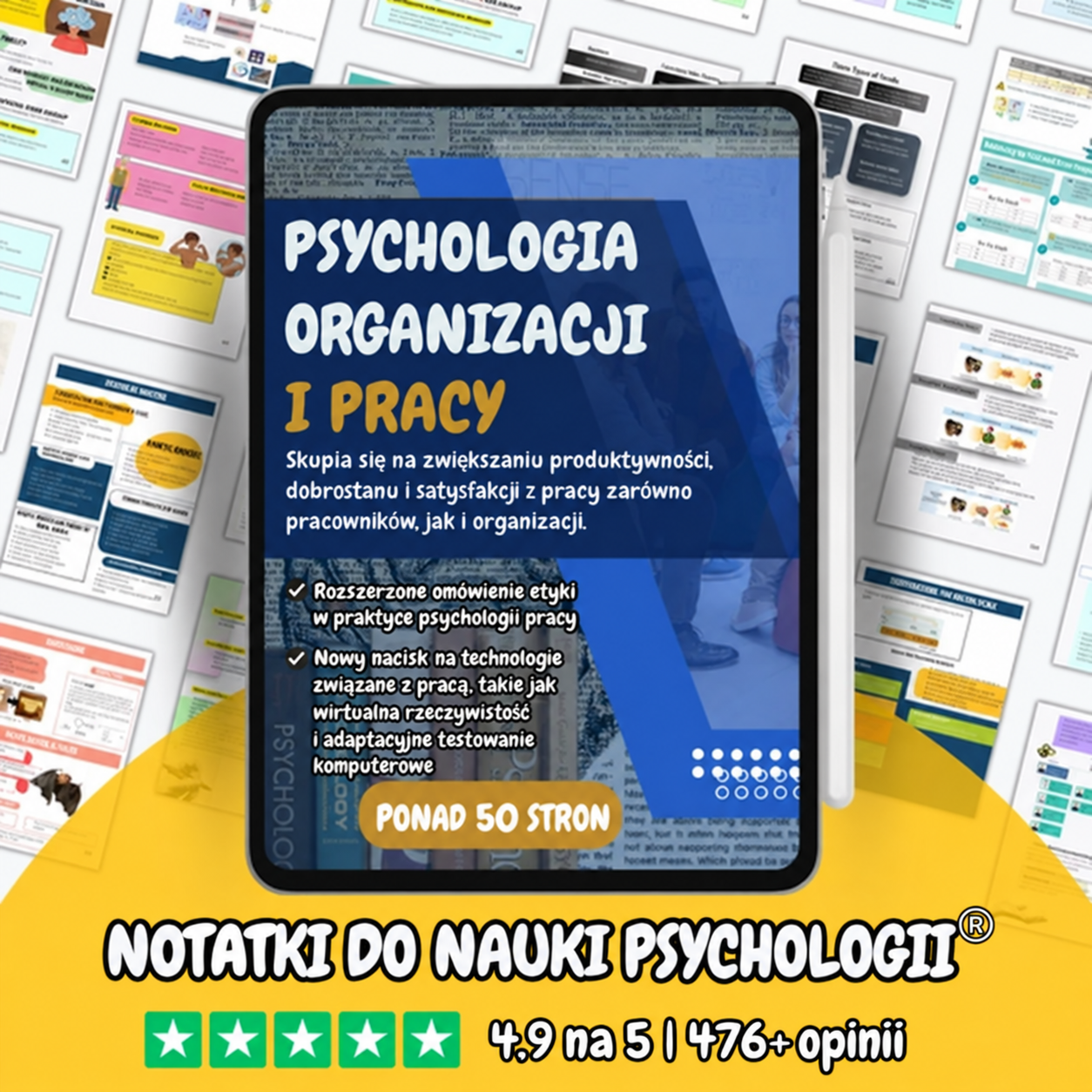 Okładka: Psychologia pracy i organizacji: błyskawiczny kurs dla klinicystów