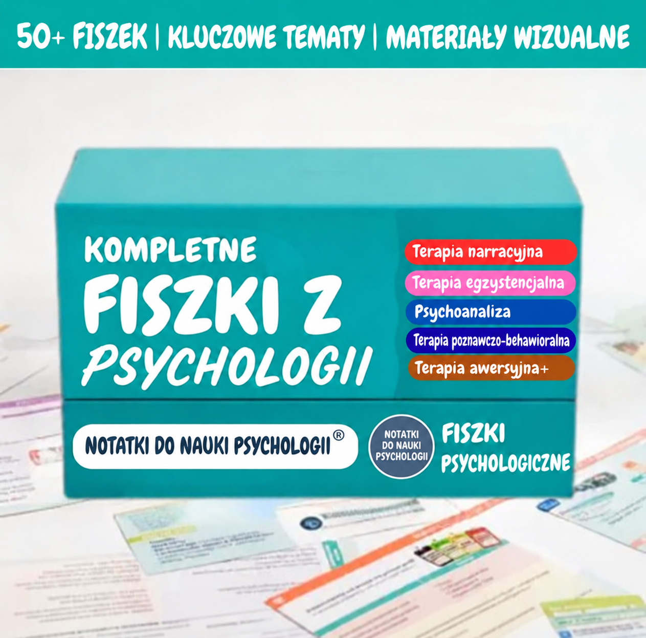 Okładka: Kompletne fiszki z psychologii®