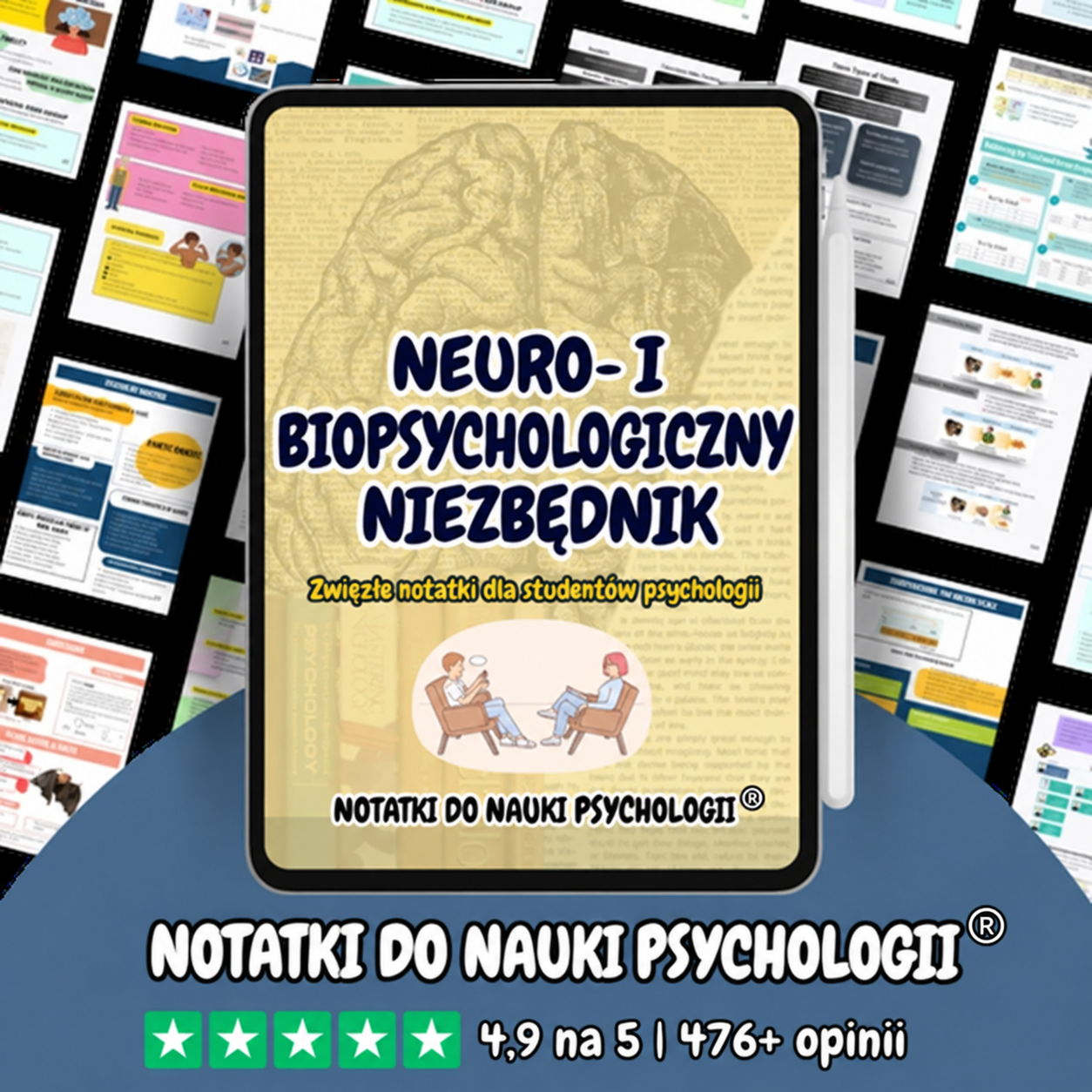 Okładka: Niezbędnik z Neuro- i Biopsychologii®